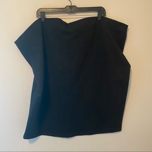 Black ponte knit pencil skirt Old Navy 4x